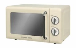 Retro 17 Litre Classic Cream Manual Microwave 13 Retro 17 Litre Classic Cream Manual Microwave -Deals Russell Hobbs Store front face 1554298806 1