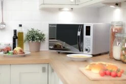 23 Litre Silver Digital Microwave -Deals Russell Hobbs Store lifestyle1 1554217290 1