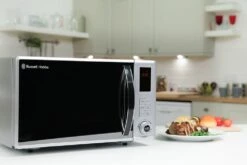 23 Litre Silver Digital Microwave -Deals Russell Hobbs Store lifestyle2 1554217292 1