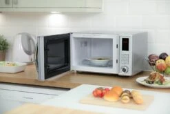 23 Litre Silver Digital Microwave -Deals Russell Hobbs Store lifestyle3 1554217293 1