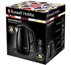 Russell Hobbs Waverley Black Kettle -Deals Russell Hobbs Store rh 3Dpack image