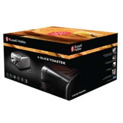 Russell Hobbs 4 Slice Toaster Steel Brushed Stainless Steel 12 Russell Hobbs 4 Slice Toaster Steel Brushed Stainless Steel -Deals Russell Hobbs Store rh 3Dpack image 18790