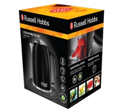 Russell Hobbs Colours Plus Black Kettle 19 Russell Hobbs Colours Plus Black Kettle -Deals Russell Hobbs Store rh 3Dpack image 20413