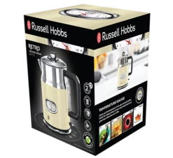 Russell Hobbs Retro Cream Kettle -Deals Russell Hobbs Store rh 3Dpack image 21672