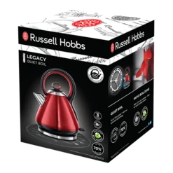 Russell Hobbs Legacy Quiet Boil Red Kettle -Deals Russell Hobbs Store rh 3Dpack image 21885