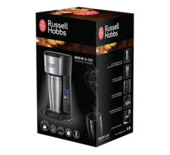 Brew & Go Coffee Machine Brushed Stainless Steel 14 Brew & Go Coffee Machine Brushed Stainless Steel -Deals Russell Hobbs Store rh 3Dpack image 22630
