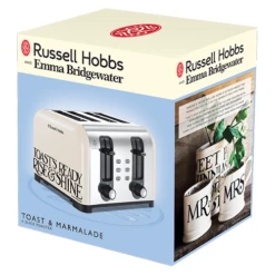 Russell Hobbs Emma Bridgewater Toast and Marmalade 4 Slice Toaster Emma Bridgewaiter Polkadot -Deals Russell Hobbs Store rh 3Dpack image 23548