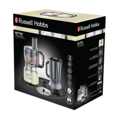 Retro Cream Food Processor -Deals Russell Hobbs Store rh 3Dpack image 25182