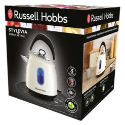 Russell Hobbs Stylevia Kettle - Cream -Deals Russell Hobbs Store rh 3Dpack image 28132