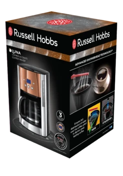 Luna Coffee Maker Copper 14 Luna Coffee Maker Copper -Deals Russell Hobbs Store rh 3dpack image 24320
