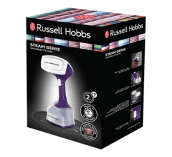 Steam Genie Handheld Garment Steamer Purple And White -Deals Russell Hobbs Store rh 3dpack image 25600