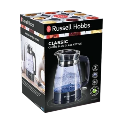 Russell Hobbs Classic Glass Kettle - Ombre Blue -Deals Russell Hobbs Store rh 3dpack image 26082