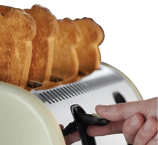 Russell Hobbs Legacy 4 Slice Toaster - Cream 6 Russell Hobbs Legacy 4 Slice Toaster - Cream - Image 4