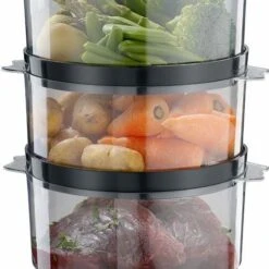 3 Tier Food Steamer -Deals Russell Hobbs Store rh inset image 14453 1