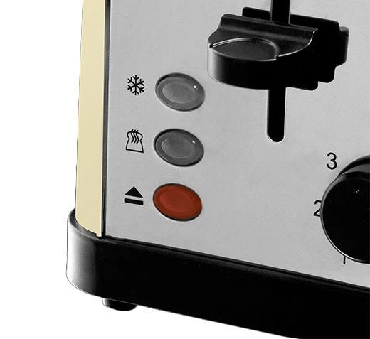 Russell Hobbs Dorchester 2 Slice Toaster Cream 4 Russell Hobbs Dorchester 2 Slice Toaster Cream - Image 2