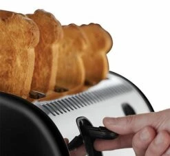 Russell Hobbs Legacy 4 Slice Toaster - Black -Deals Russell Hobbs Store rh inset image 21303 1