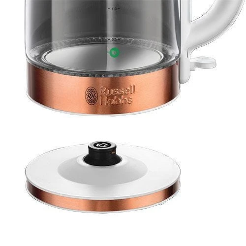Russell Hobbs Illuminating Glass Kettle in Copper 4 Russell Hobbs Illuminating Glass Kettle in Copper - Image 2