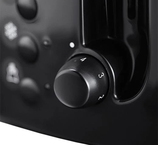 Russell Hobbs Textures 4 slice Toaster - Black 4 Russell Hobbs Textures 4 slice Toaster - Black - Image 2