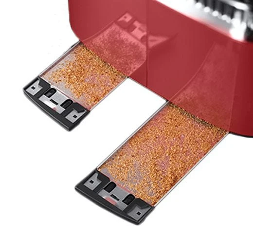 Russell Hobbs Retro Red 4 Slice Toaster 4 Russell Hobbs Retro Red 4 Slice Toaster - Image 2