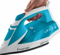 Supremesteam White and Blue Traditional Iron 17 Supremesteam White and Blue Traditional Iron -Deals Russell Hobbs Store rh inset image 23040 2