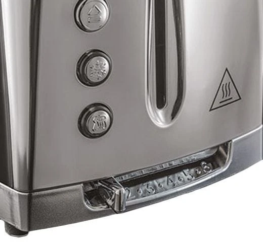 Russell Hobbs Luna 2 Slice Toaster Grey 6 Russell Hobbs Luna 2 Slice Toaster Grey - Image 4