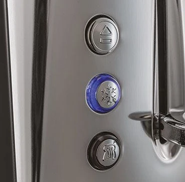 Russell Hobbs Luna 2 Slice Toaster Grey 4 Russell Hobbs Luna 2 Slice Toaster Grey - Image 2