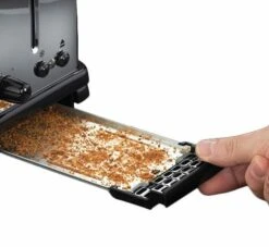 Russell Hobbs Stainless Steel 2 Slice Toaster - Black -Deals Russell Hobbs Store rh inset image 23331 2