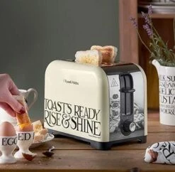 Russell Hobbs Emma Bridgewater Toast and Marmalade 2 Slice Toaster Emma Bridgewaiter Polkadot -Deals Russell Hobbs Store rh inset image 23538 2
