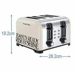 Russell Hobbs Emma Bridgewater Toast and Marmalade 4 Slice Toaster Emma Bridgewaiter Polkadot -Deals Russell Hobbs Store rh inset image 23548 1