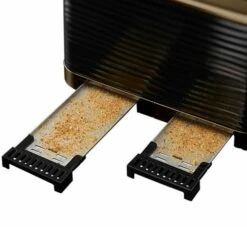 Russell Hobbs Inspire 4 Slice Brass Black Toaster -Deals Russell Hobbs Store rh inset image 24385 3