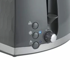 Russell Hobbs Honeycomb 2 Slice Grey Toaster -Deals Russell Hobbs Store rh inset image 26063 2