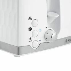 Russell Hobbs Honeycomb 4 Slice White Toaster -Deals Russell Hobbs Store rh inset image 26070 1