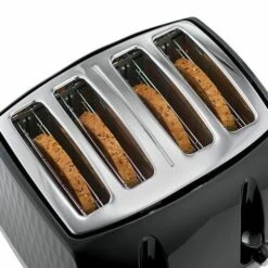 Russell Hobbs Honeycomb 4 Slice Black Toaster -Deals Russell Hobbs Store rh inset image 26071 3