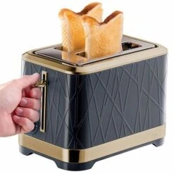 Russell Hobbs Structure Brass Ombre Blue Toaster - 2 Slice -Deals Russell Hobbs Store rh inset image 26120 3