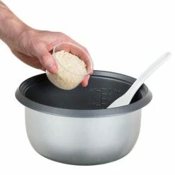 Large Rice Cooker and Steamer Stainless Steel -Deals Russell Hobbs Store rh inset image 27040 1