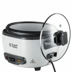Large Rice Cooker and Steamer Stainless Steel -Deals Russell Hobbs Store rh inset image 27040 4