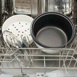 Large Rice Cooker and Steamer Stainless Steel -Deals Russell Hobbs Store rh inset image 27040 5