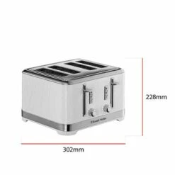 Russell Hobbs Structure White 4 Slice Toaster -Deals Russell Hobbs Store rh inset image 28100 5