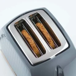 Russell Hobbs Honeycomb 2 Slice Grey with Rose Gold Toaster -Deals Russell Hobbs Store rh inset image n26065 9692 inset 3