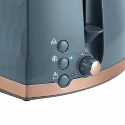 Russell Hobbs Honeycomb 2 Slice Grey with Rose Gold Toaster -Deals Russell Hobbs Store rh inset image n26065 9692 inset 5