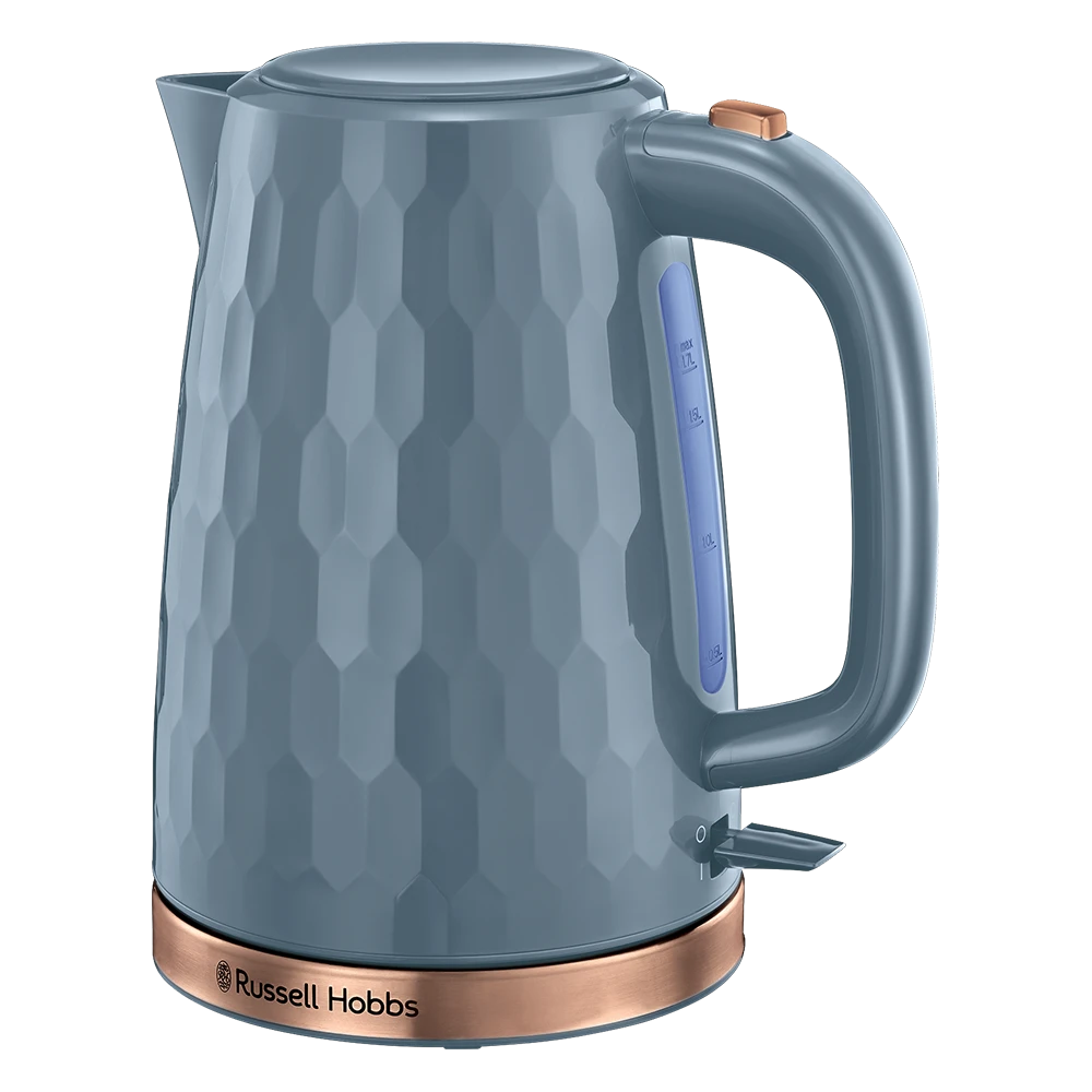 Russell Hobbs Honeycomb Kettle Grey with Rose Gold 11 Russell Hobbs Honeycomb Kettle Grey with Rose Gold - Image 9
