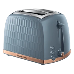 Russell Hobbs Honeycomb 2 Slice Grey with Rose Gold Toaster -Deals Russell Hobbs Store rh magento product imgs n26065 78162 1