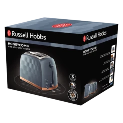 Russell Hobbs Honeycomb 2 Slice Grey with Rose Gold Toaster -Deals Russell Hobbs Store rh magento product n26065 9686 pack
