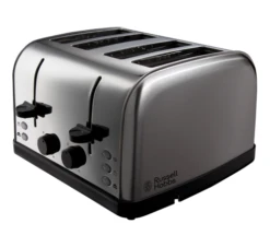 Russell Hobbs 4 Slice Toaster Steel Brushed Stainless Steel 13 Russell Hobbs 4 Slice Toaster Steel Brushed Stainless Steel -Deals Russell Hobbs Store rh main image 18790 1
