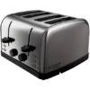 Russell Hobbs 4 Slice Toaster Steel Brushed Stainless Steel -Deals Russell Hobbs Store rh main image 18790