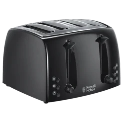 Russell Hobbs Textures 4 slice Toaster - Black