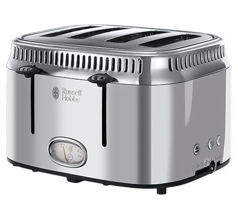 Russell Hobbs Retro Red 4 Slice Toaster 11 Russell Hobbs Retro Red 4 Slice Toaster - Image 9