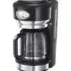 Retro Black Glass Coffee Maker -Deals Russell Hobbs Store rh main image 21701