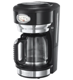 Retro Black Glass Coffee Maker