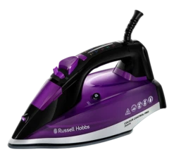Colour Control Traditional Steam Iron 2600 Black And Purple